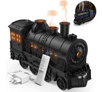 Atomiseur d'arôme de Jeebel 300ml Diffuseur de train avec effet flamme, télécommande, mini humidificateur pour la thérapie des arômes dans la chambre, K