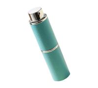 Atomiseur de liquide de luxe rotatif en cuir compact et léger pour homme et femme parfum de poche