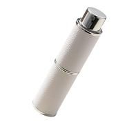 Atomiseur de liquide de luxe rotatif en cuir compact et léger pour homme et femme parfum de poche