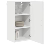 ATOMSTACK MAKER Armoire de cuisine noire 40 x 31 x 80 cm - Armoire suspendue en bois Kalmar avec grand espace de rangement, design moderne et montage facile pour cuisines modernes