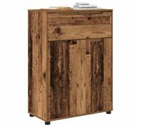 ATOMSTACK MAKER Armoire de salle de bain avec 2 portes et 1 tiroir, 2 étagères réglables en hauteur, matériau bois (72,5 x 36,5 x 100 cm), aspect bois vieilli, résistant à l'humidité - pour salle de