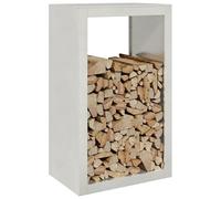 ATOMSTACK MAKER Étagère à bûches en acier inoxydable 60 x 40 x 100 cm - Robuste, inoxydable et perméable à l'air pour bois sec - Idéal pour cheminée, four et jardin - Facile à monter