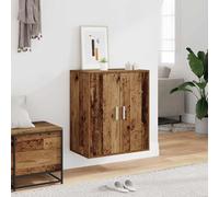ATOMSTACK MAKER Étagère à chaussures avec portes anti-poussière et surface de rangement, 5 compartiments en bois vieilli (60 x 35 x 70 cm), armoire de couloir pour chaussures, robuste et peu