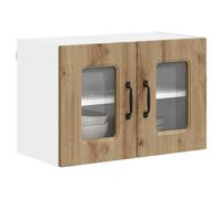 ATOMSTACK MAKER Kalmar Lot de 2 armoires de cuisine murales en chêne artisanal, 60 x 31 x 40 cm, armoire murale moderne pour cuisine, montage facile, charge jusqu'à 120 kg