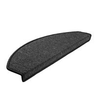 ATOMSTACK MAKER Lot de 10 tapis d'escalier, anthracite, 65 x 24 x 4 cm, antidérapants, insonorisants et chauds, en 100 % polypropylène touffeté, avec ruban adhésif double face, pour l'intérieur et les