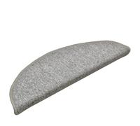 ATOMSTACK MAKER Lot de 15 tapis d'escalier antidérapants et insonorisants en 100 % polypropylène - Avec ruban adhésif double face - Gris clair - 56 x 17 x 3 cm
