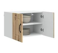 ATOMSTACK MAKER Lot de 2 armoires de cuisine murales en chêne Artisan - 60 x 31 x 40 cm - 4 portes et 4 étagères - En bois - Design moderne pour l'intérieur