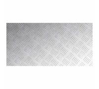 ATOMSTACK MAKER Lot de 4 marches d'escalier à angle droit en aluminium - 80 x 40 cm - Antidérapant - Pour intérieur et extérieur, bureau, maison, jardin, escalier - Argenté
