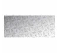 ATOMSTACK MAKER Lot de 4 marches d'escalier en aluminium antidérapant (70 x 30 cm, argenté), angle droit, pour l'intérieur et l'extérieur, robustes, durables, faciles d'entretien