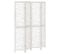 ATOMSTACK MAKER Paravent pliable en bois massif de paulownia et bois blanc - Décoratif, stable et peu encombrant pour salon, chambre à coucher et bureau (145 x 200 cm)