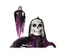 BigBuy Home Décoration Halloween Squelette 180 x 80 x 16 cm Sorcière