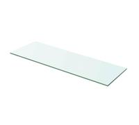 Atosonza Étagère murale en verre transparent 60 x 15 cm, flottante, durable, peu encombrante, idéale pour salon, cuisine, salle de bain, bureau, décorative, avec 8 mm d'épaisseur, 15 kg, montage mural
