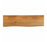 Atosonza Plateau de table avec bord d'arbre - 120 x 20 x 3,8 cm - En bois massif de manguier - Pour table à manger, table basse, plan de travail, bricolage, rénovation, extérieur, surface naturelle
