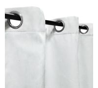 Atout Ciel Rideau suédine Thermique doublé Polaire 140x240cm prêt a Poser, Blanc