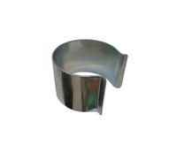 Atout Loisir Clips de fixation ronds en acier galvanisé, Diamètre 40 x 20, Lot de 10