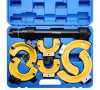 ATPEAM Compresseur de Ressort Amortisseur Universel 4,5 T, Kit pour Démontage et Montage des Ressorts de Suspension avec Mallette et Porte-Ressorts Interchangeables