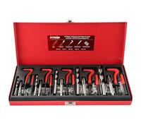 ATPEAM Kit de Réparation de Filetage 131 Pièces, Set Helicoil Universel M5 M6 M8 M10 M12 pour Voiture et Moteur