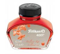 Encre 4001 dans un flacon en verre, rouge