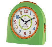 ATRIUM Réveil Analogique Quartz A921-3 Vert/Orange Sans Tiquet Lumière Snooze