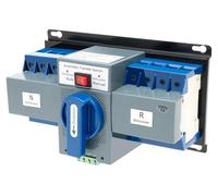 ATS, commutateur automatique de réseau 4 pôles 63A 220V, Dual Power, manuel/auto, sans interruption, niveau CB, EU, bleu