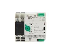 ATS monophasé 2P 16 ampères 32A 63A 100A 125A commutateur de transfert automatique basse tension AC 230V commutateur de transfert automatique(32A)