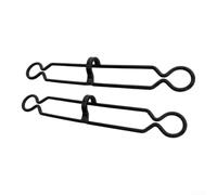 Attache 9981430-R2 pour Robot pour dolphin - Clips Fixation Robustes Compatible pour dx3 pour dx4 H120 H80 pour h50 Wave 100 Pièce Rechange Noire 10.75 Pouces(2pcs)