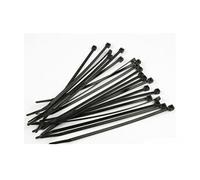 attache cables rilsan 250x7.6 noirs - 75 colliers plastiques -