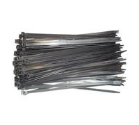 ATTACHE CABLES RILSAN 280 x 7.6 NOIRS - 100 COLLIERS PLASTIQUES