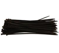 attache cables rilsan 380 x 4.5 noirs - 100 colliers plastiques -