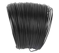 Attache de Câble en Fil de Fer galvanisé, Fil Enduit de Plastique Noir Multifonction, Attaches de Regroupement, Ficelle de Jardin, Attaches Torsadées de Jardin