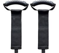Attache De Fil De Tube Noir Auto-Addhésif, Organisateur De Fil Réutilisable, Support De Corde Robuste Avec Poignée Portable 2 Pièces