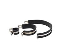 Attache de serrage 60mm pour mécanique, acier inox 304 anti-corrosion | Le profil permet un ajustement précis autour du diamètre de 60 mm, simplifiant le passage et le serrage des câbles.