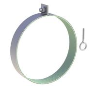 Attache plafond circulaire avec isolation acoustique - simple paroi - Tecnovis TEC-EW-CLASSIC 200mm