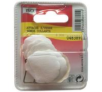 Attache tableau adhésif - blanc - sachet de 6