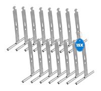 Attache Tablier Volet Roulant Lot de 15 Verrou de Securite en Acier Ressort | Ressort de Fixation Universel pour Lame de Volet Roulant et Moteur Standard