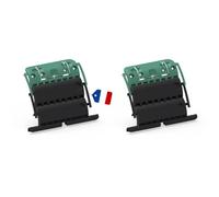 Attache Verrou Volet Roulant ZF Clicksur H875E - Lot de 2 - Accroche Tablier Rigide Anti-Soulèvement - Fixation Sécurisée Lame 8mm - Verrou Automatique 2 Maillons - Crochet Agrafe Volet Électrique