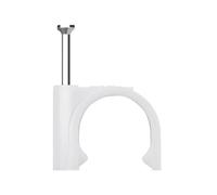 Attaches-câbles, Clips de câble à clous en acier 4-12 mm 100/1000 pcs(7mm 1000 Pieces)