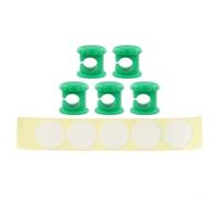 Attaches Jardin Plastique Vert Fixation Murale pour facile Attaches(5pcs) | Installation perçage, préserve les murs, pour idéal appartement, balcon, fixation rapide
