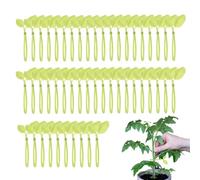 Attaches Pour 50 Pièces Liens Câble de Soutien en Forme de Feuille | Attaches pour Tomates et Plantes Grimpantes Pour Jardinière d'Intérieur Légumes Fruits Clôture
