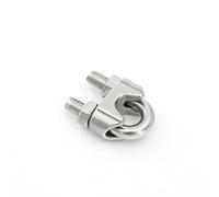 Attaches Pour CâBles MéTalliques 10 Pièces 304 Pinces À Câble En Acier Inoxydable M2/3/4/5/6/8/10/14/16mm Pince De Type U Fil Boulons Matériel Gréement(M8 10pcs)