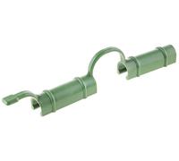 Attaches pour film plastique de serre - Clips pour tunnel de 10 mm - Pour film plastique de serre et tunnel - Lot de 30 pièces - Vert
