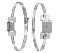 Attaches Pour Poteaux - Support de Fixation pour Panneaux de Rue Pièces | Quincaillerie Métallique Réglable pour Caméras Boîte aux Lettres Panneau Solaire Chauffe Eau