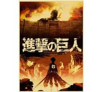 Attack on Titan (Shingeki No Kyojin) SNK Anime Poster - 42 x 30 cm (Style 04) G