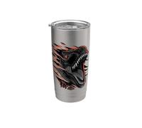 Attaque au vélociraptor de Jurassic Park Gobelet isotherme en acier inoxydable double paroi