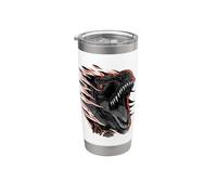 Attaque au vélociraptor de Jurassic Park Gobelet isotherme en acier inoxydable double paroi