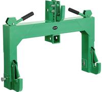 Attelage rapide 3 points VEVOR avec récepteur de 5,08 cm, capacité de levage de 1360 kg, avec boulon réglable à 5 niveaux, adaptation aux tracteurs de catégorie 1 et 2, accessoires 3 points, vert