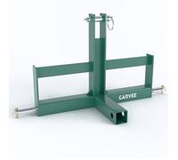 Attelage remorque 3 Points pour Tracteur Catégorie 1 - Récepteur 2"", Adaptateur Rapide, Attelage 3 Points avec Récepteur