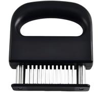 Attendrisseur à viande avec 48 lames en acier inoxydable, attendrisseur de bœuf à manche, design rétractable avec verrouillage, 3,9 in / 10 cm de large pour steak et poulet, léger et simple à utiliser