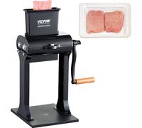 Attendrisseur à viande commercial, attendrisseur à viande en acier inoxydable robuste, outil de cuisine à utilisation manuelle rapide et facile, ouverture de 5,8 pouces pour le bœuf, la dinde, le poul