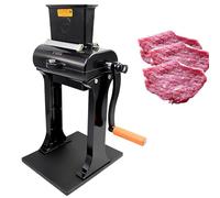 Attendrisseur de viande manuel, coupe verticale et trancheuse séchée avec manivelle, lames en acier inoxydable, outil d'aplatir le steak pour poulet Schnitzel